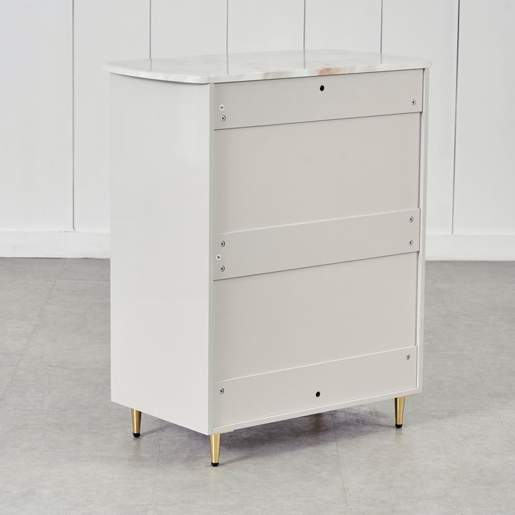 Vegas Chest of 5 Drawers - Grey