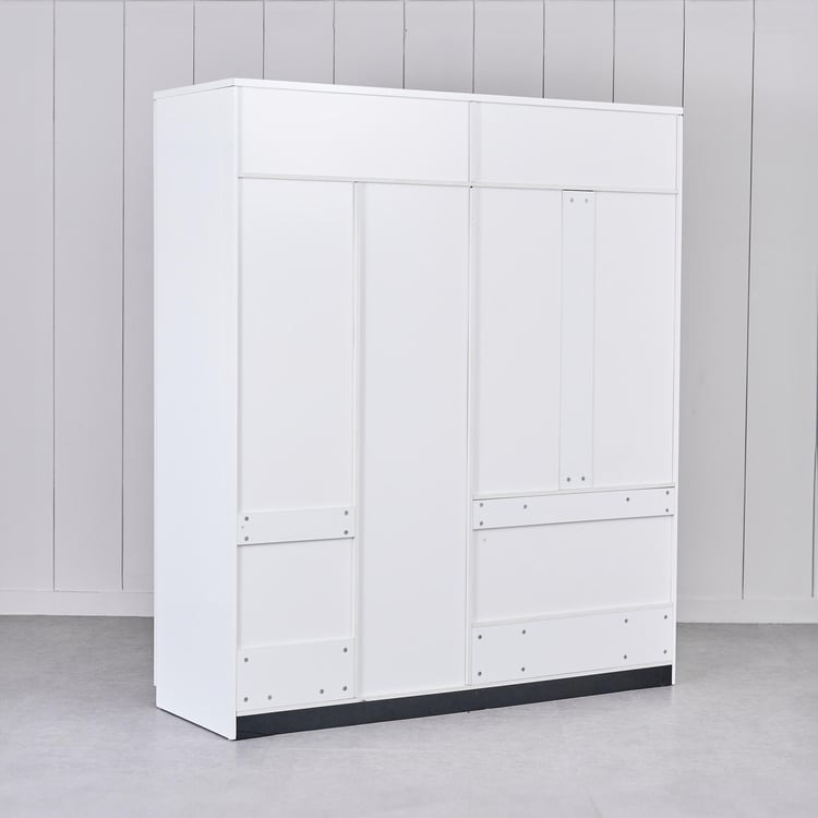 Charlie 4-Door Wardrobe - White