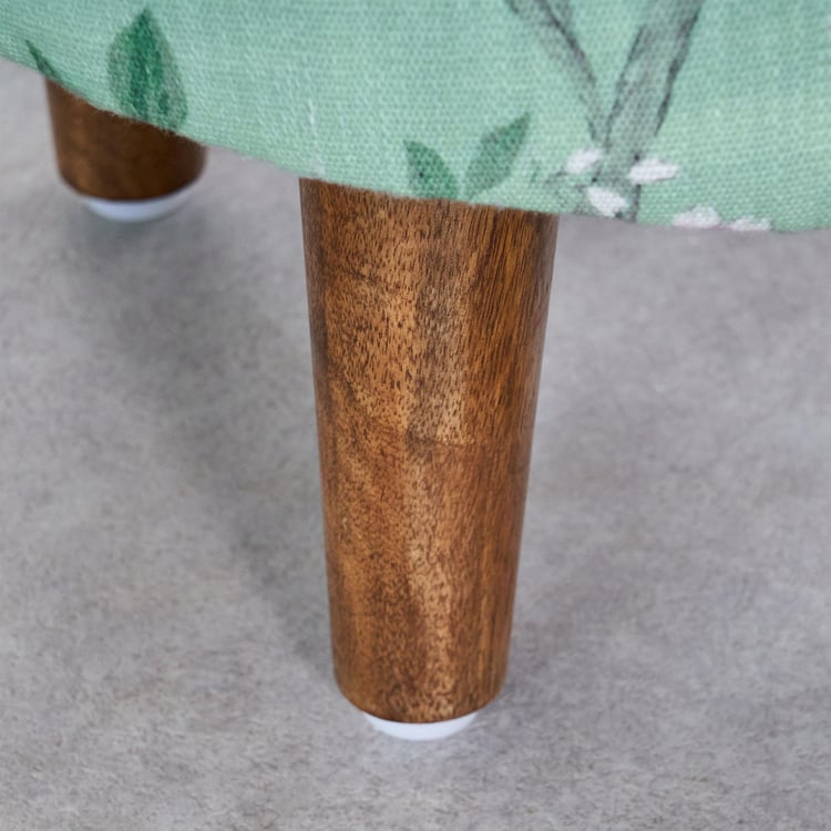 Blossom Fabric Footrest - Mint