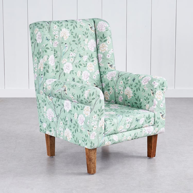 Blossom Fabric Accent Chair - Mint