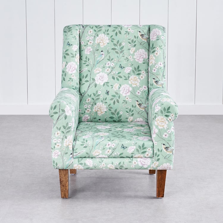 Blossom Fabric Accent Chair - Mint