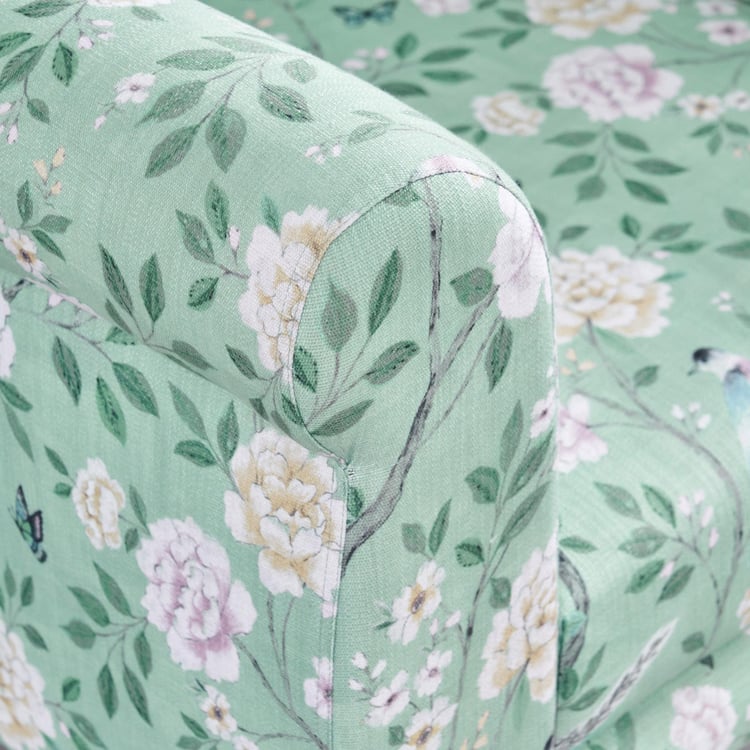 Blossom Fabric Accent Chair - Mint