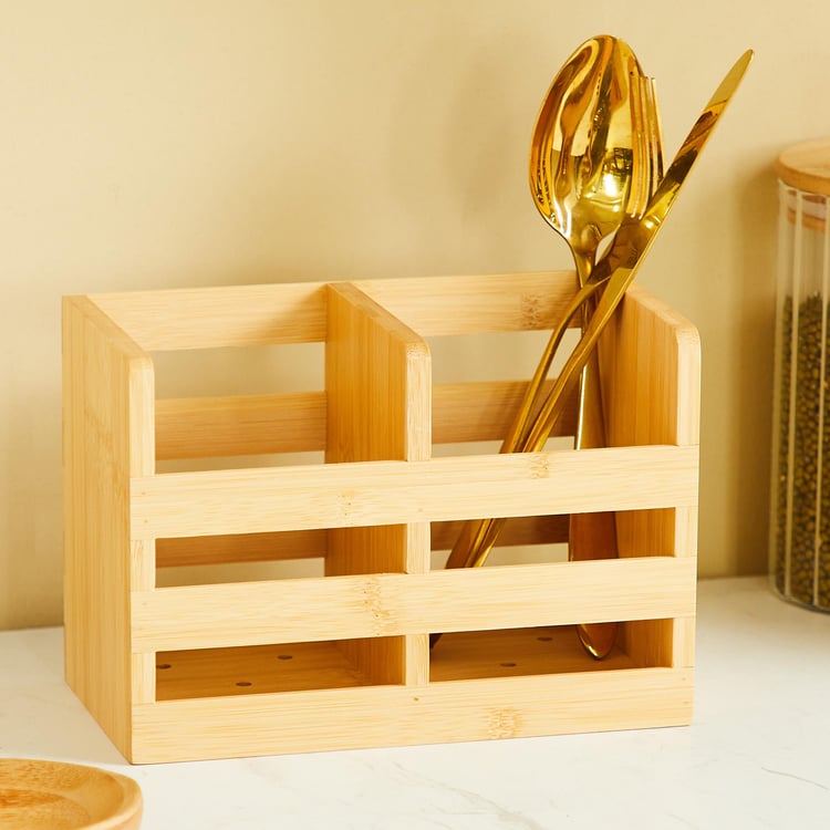 Spinel Bamboo Cutlery Holder