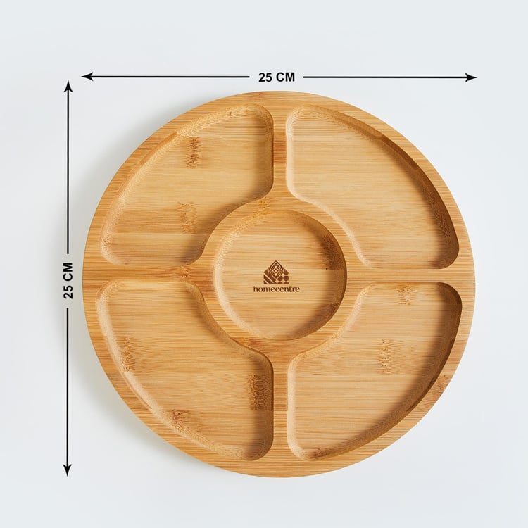 Spinel Bamboo Chip and Dip Platter - 25cm