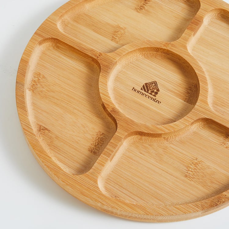 Spinel Bamboo Chip and Dip Platter - 25cm