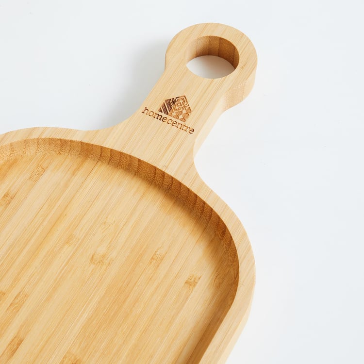 Spinel Bamboo Serving Platter with Handle