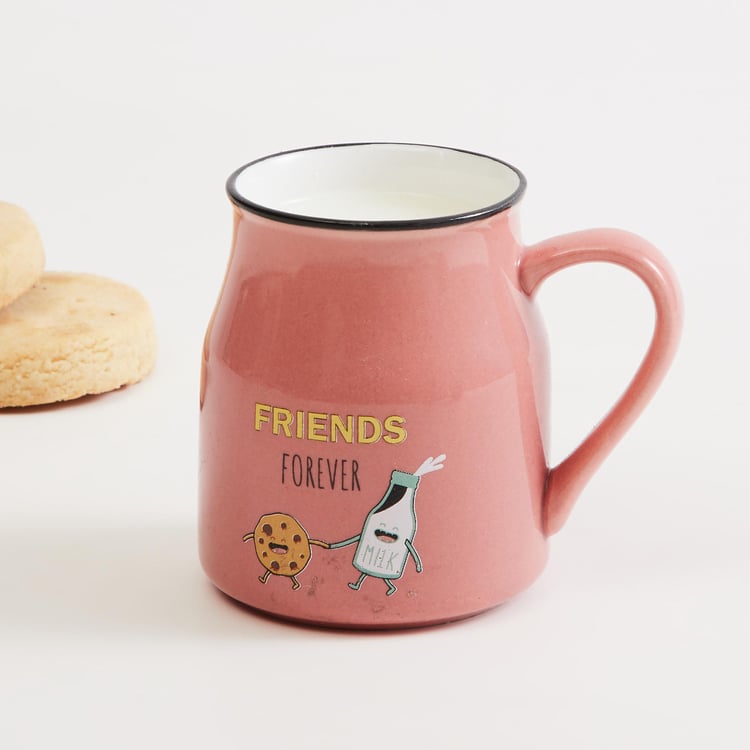 Bakers Pride Bone China Printed Milk Mug - 170ml