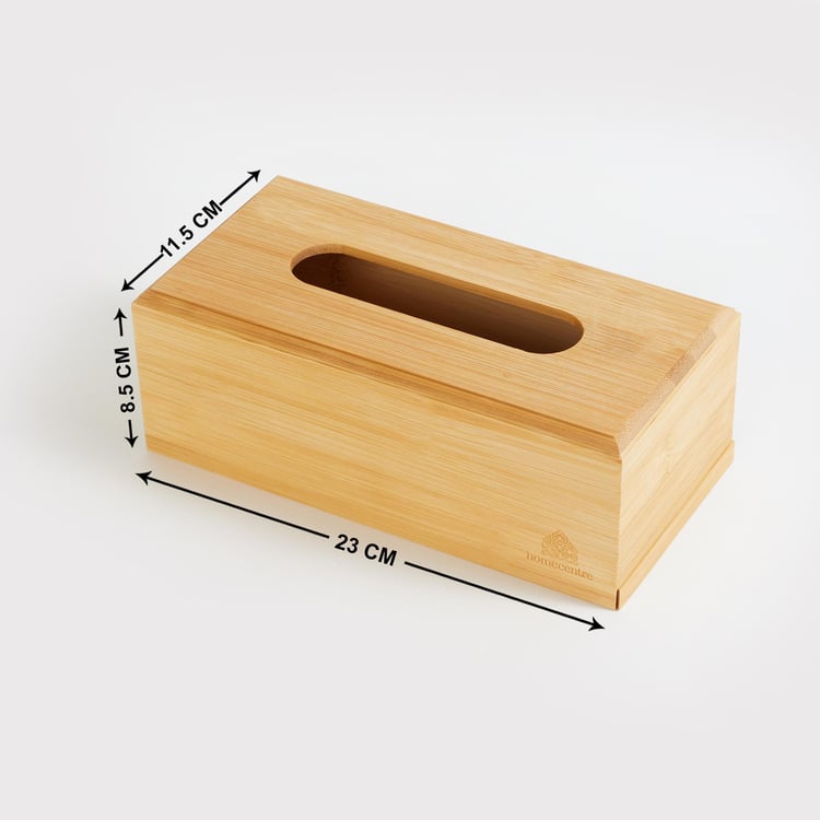 Spinel Bamboo Tissue Box - 23x11x8.5cm