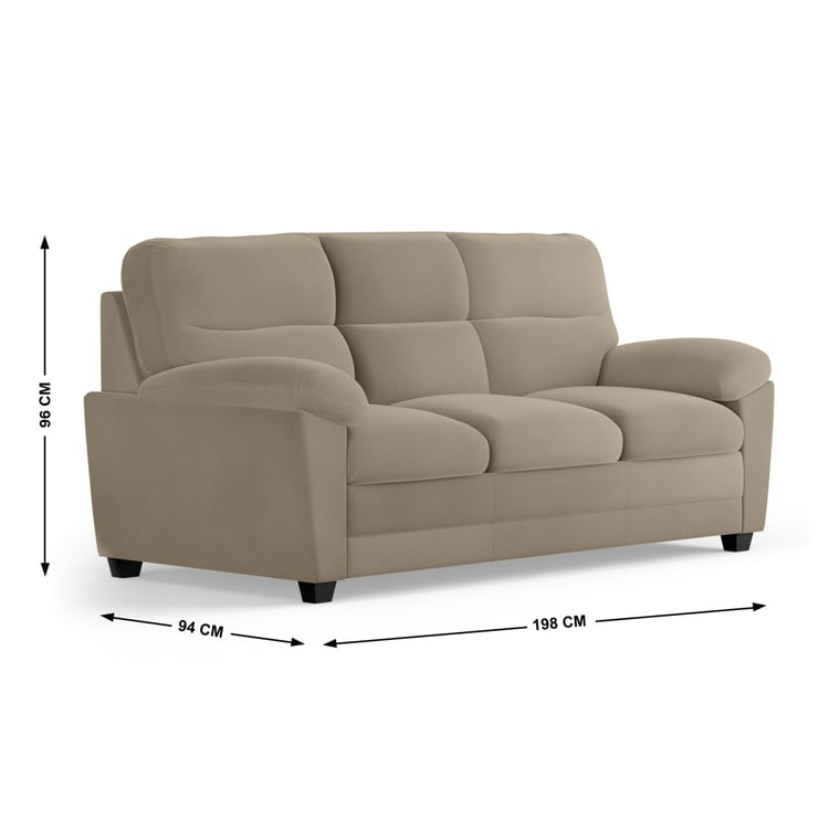 Mojo Velvet 3-Seater Sofa - Customized Furniture