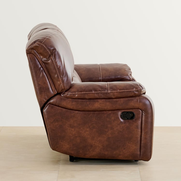 Harvey Nappa 3-Seater Recliner - Brown