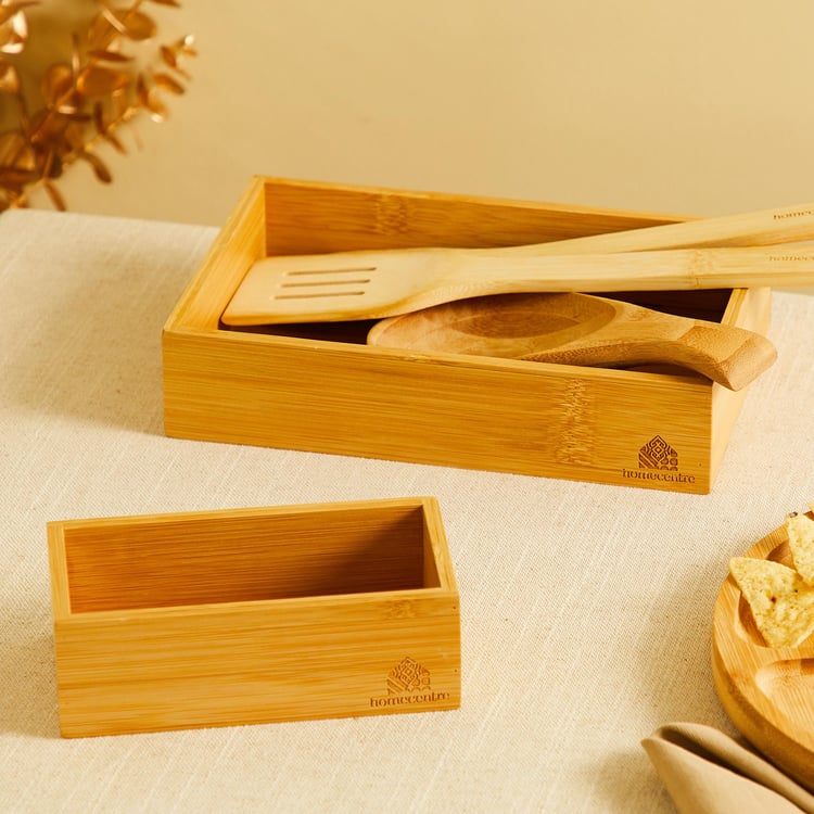 Spinel Bamboo Rectangular Organiser