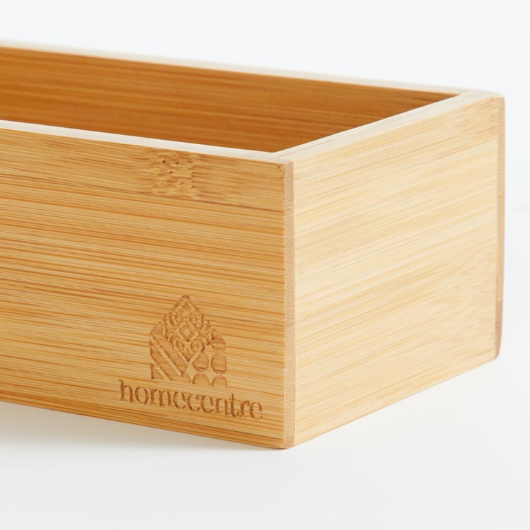 Spinel Bamboo Rectangular Organiser