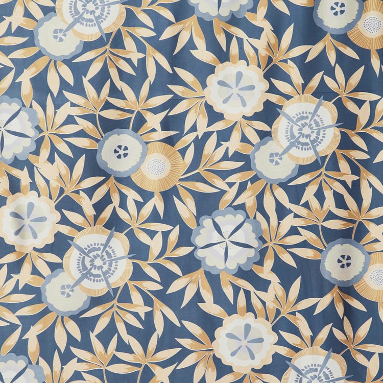 Everyday Essentials Vivian Set of 2 Printed Knit Blackout Door Curtains