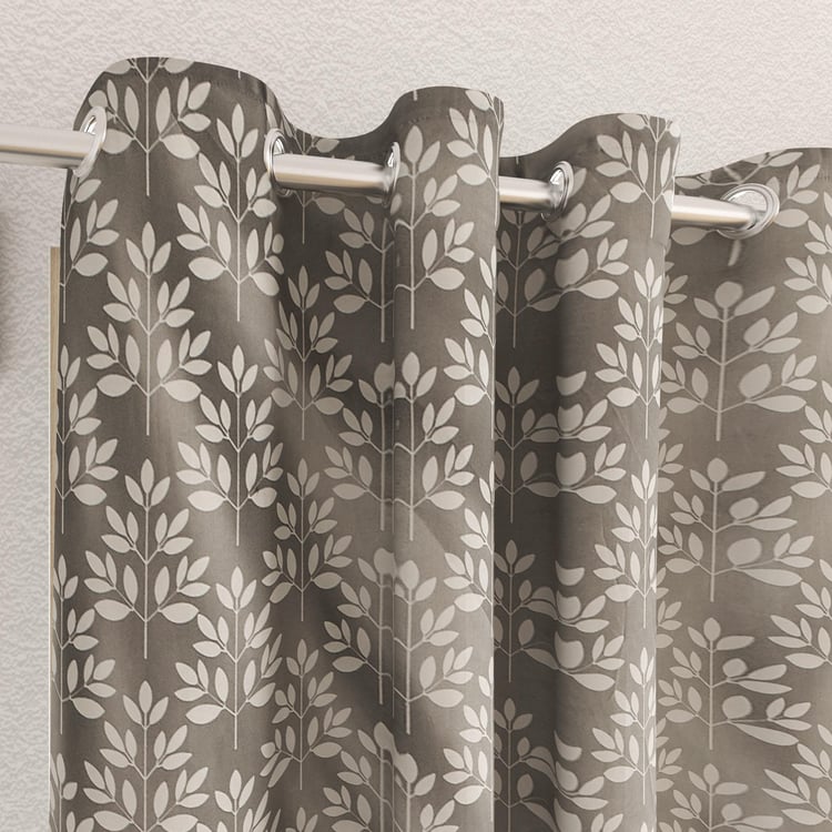 Everyday Essentials Vivian Set of 2 Printed Knit Blackout Window Curtains
