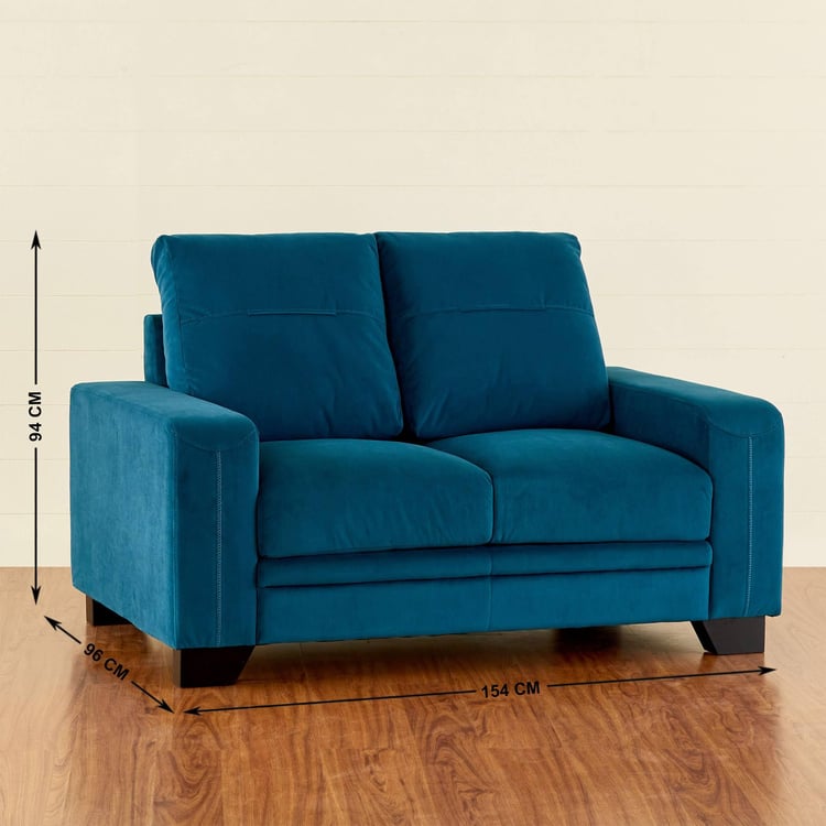 Quebec Velvet 3+2+1 Seater Sofa - Teal
