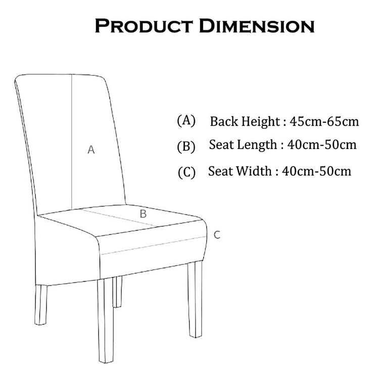 Helios Morgan Jacquard Dining Chair Cover