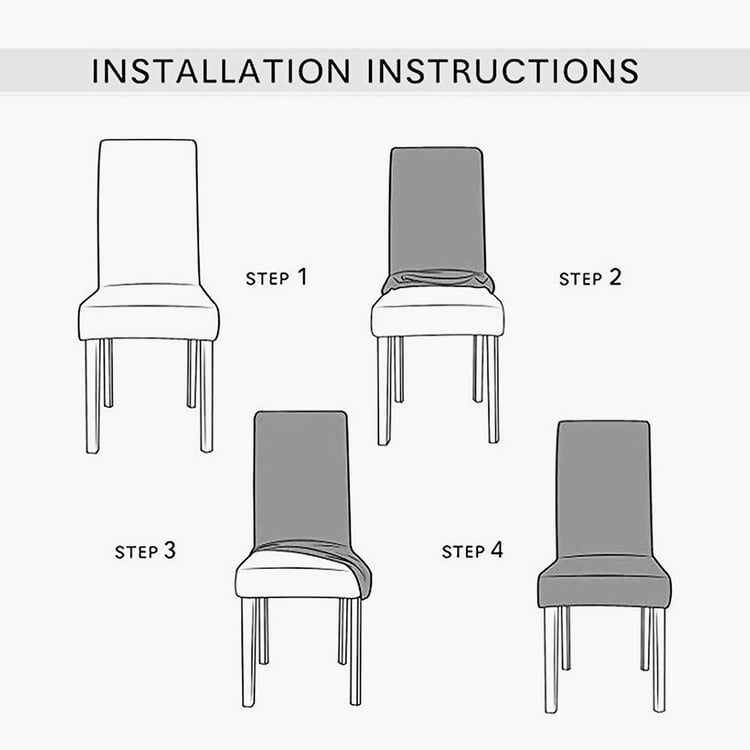 Helios Morgan Digital Printed Dining Chair Cover