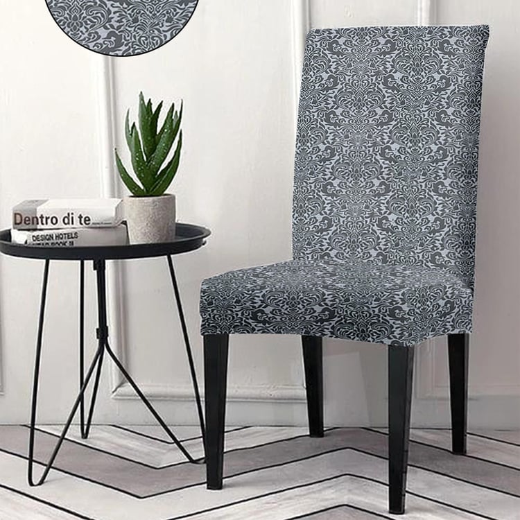 Helios Morgan Damask Jacquard Dining Chair Cover