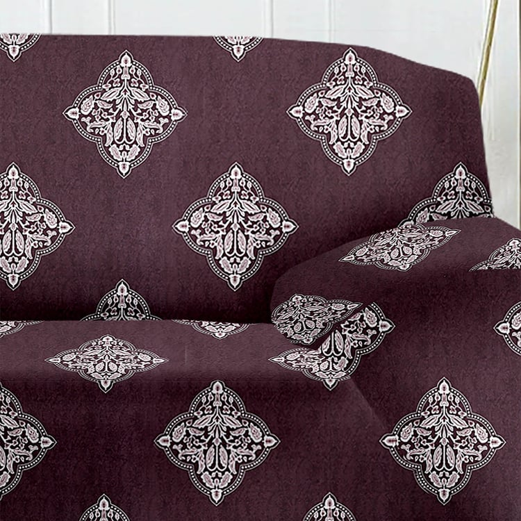 Helios Morgan Digital Printed 1-Seater Sofa Cover
