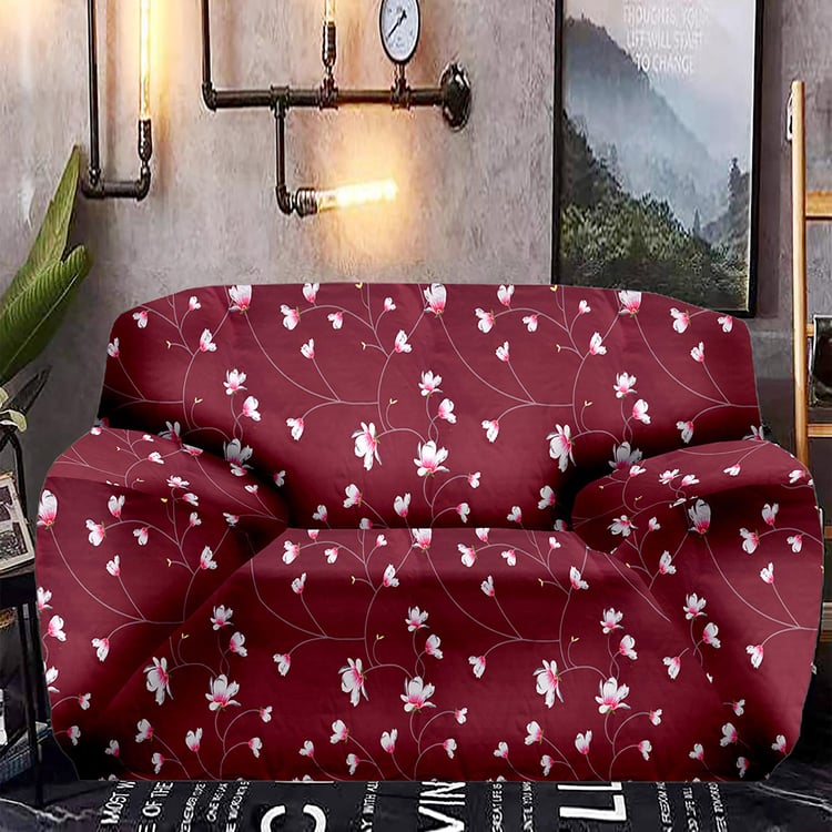 Helios Morgan Digital Printed 1-Seater Sofa Cover