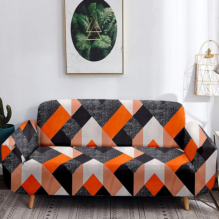 Helios Morgan Printed 3-Seater Sofa Cover