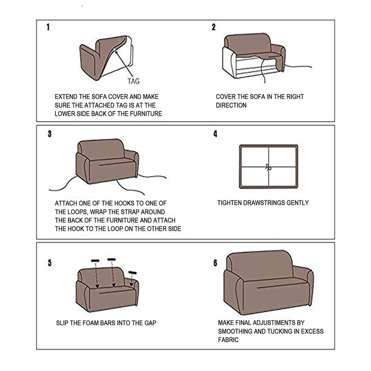 Helios Morgan Printed 3-Seater Sofa Cover