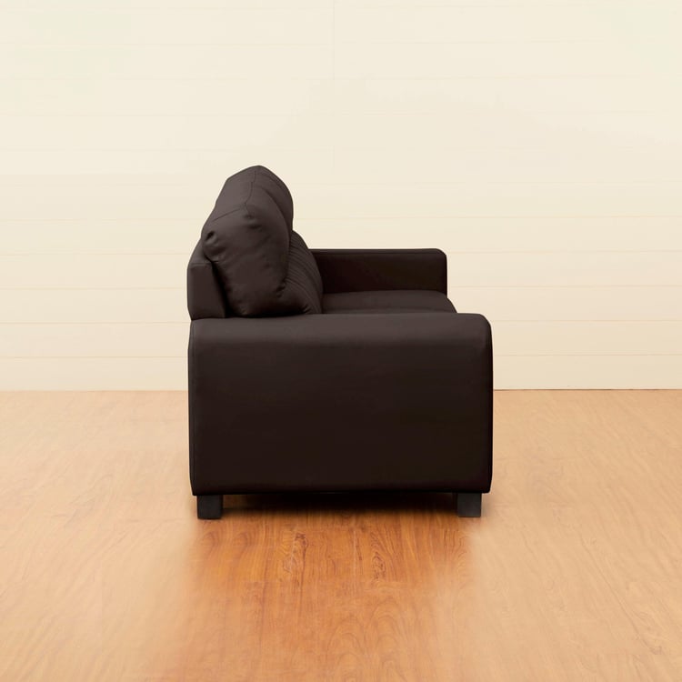 Albury Faux Leather 3+2 Seater Sofa Set - Brown