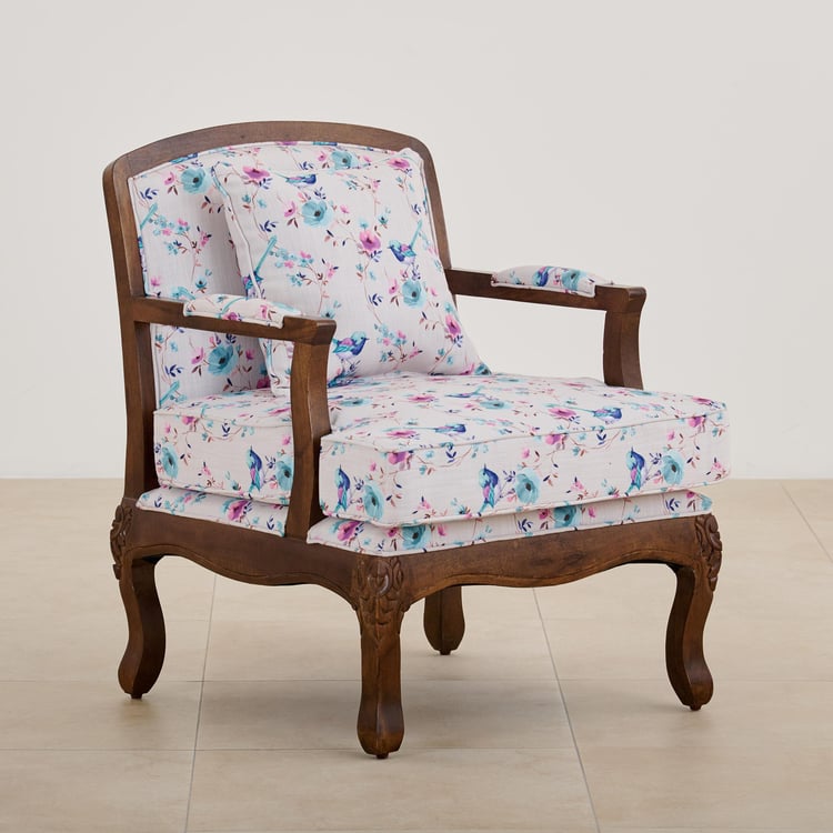 Victoria Fabric 3+2+1 Seater Sofa Set  - Brown