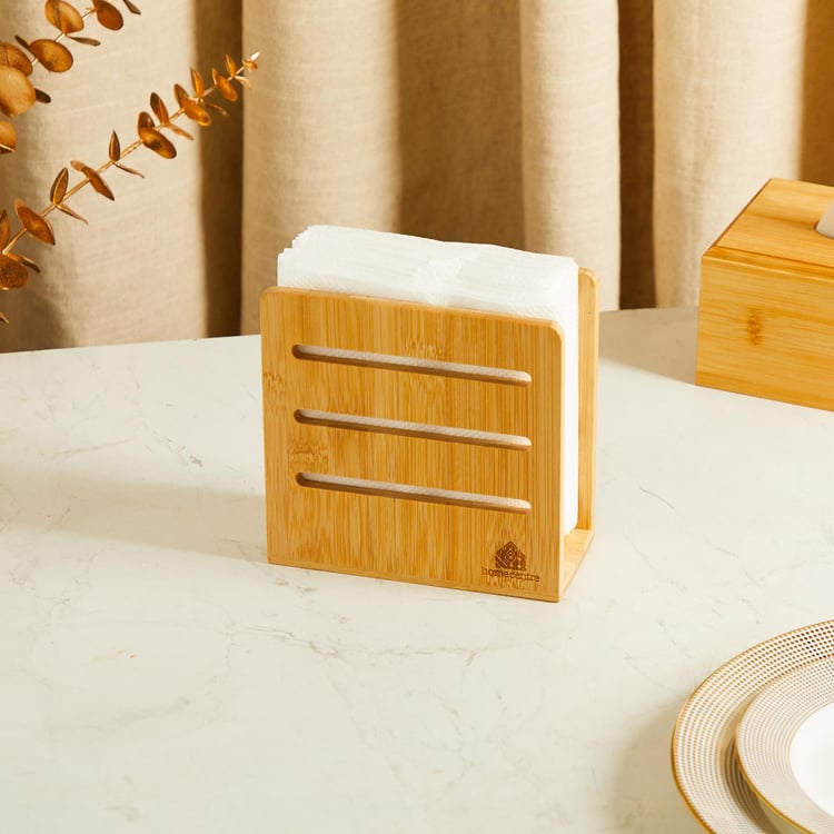 Spinel Bamboo Tissue Holder - 15x7x15cm