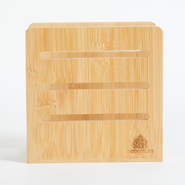 Spinel Bamboo Tissue Holder - 15x7x15cm