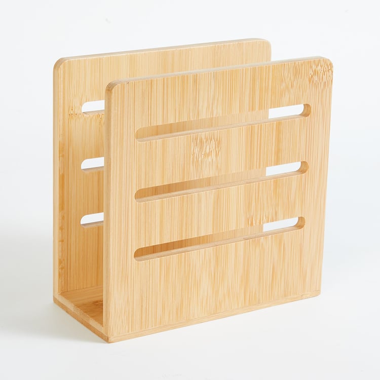 Spinel Bamboo Tissue Holder - 15x7x15cm