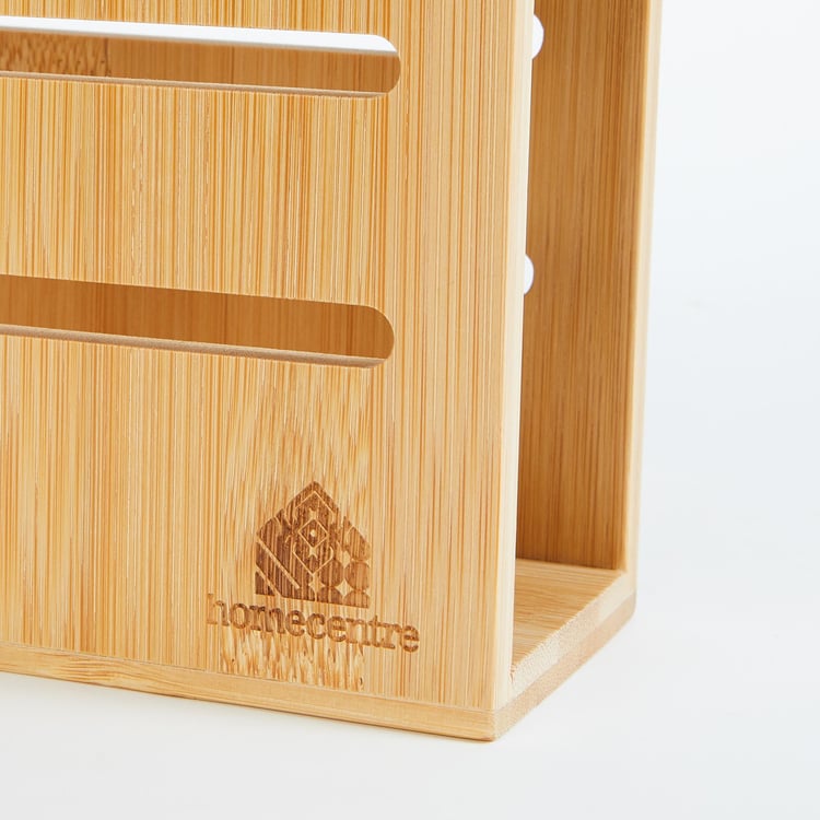 Spinel Bamboo Tissue Holder - 15x7x15cm