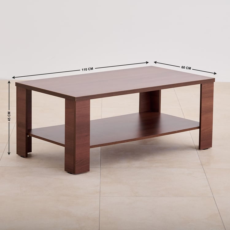 (Refurbished) Clary Coffee Table - Brown