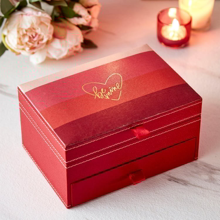 Love Forever Wooden Jewellery Box
