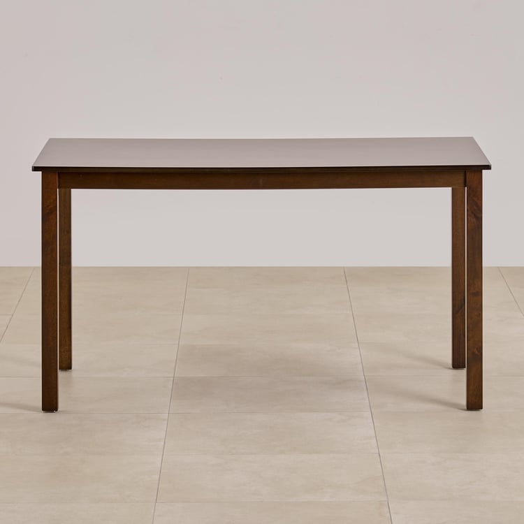 Helios Lia Solid Wood 6-Seater Dining Table - Brown