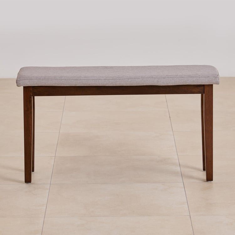 Helios Lia Solid Wood Dining Bench - Brown