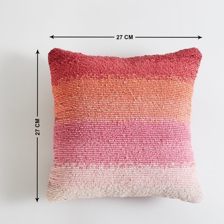 Love Forever Beaded Filled Cushion - 28x28cm