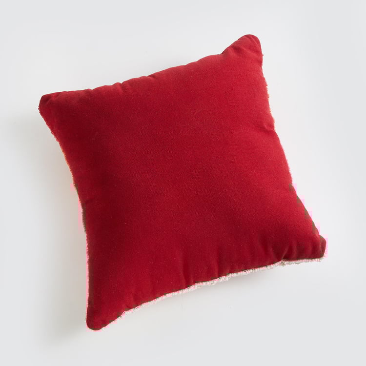 Love Forever Beaded Filled Cushion - 28x28cm