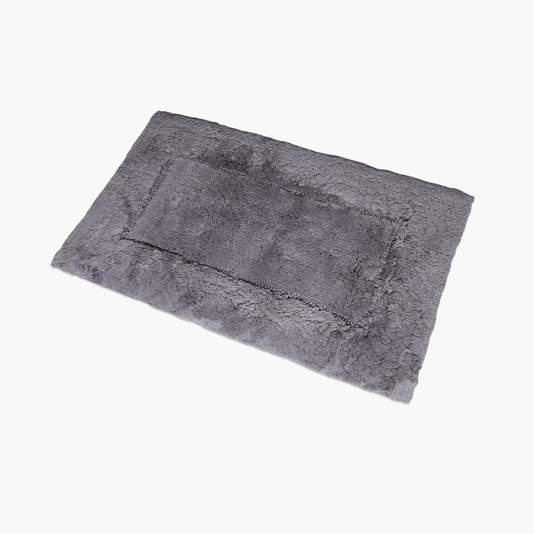 SPACES Hygro Cotton Anti-Slip Bath Mat, Grey - 40x60cm