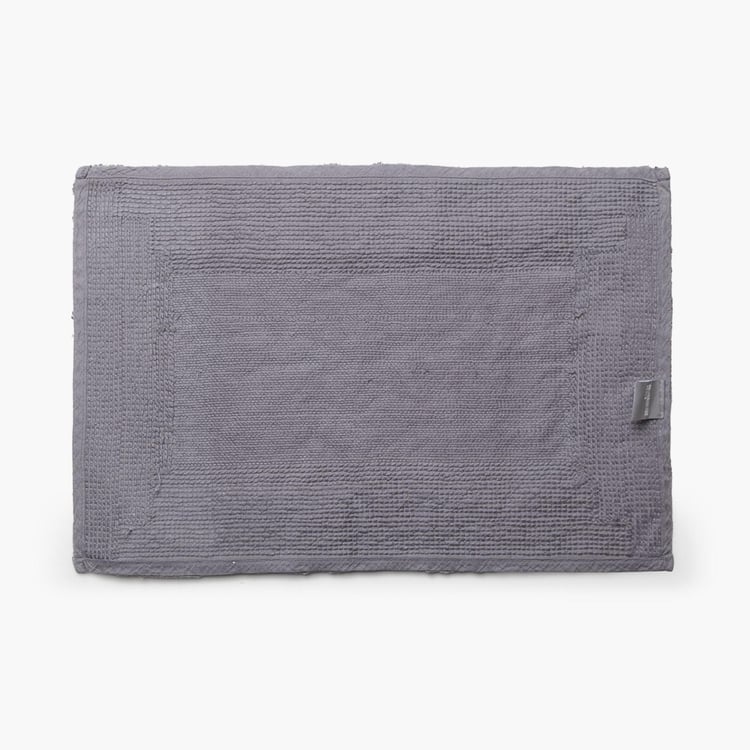 SPACES Hygro Cotton Anti-Slip Bath Mat, Grey - 40x60cm