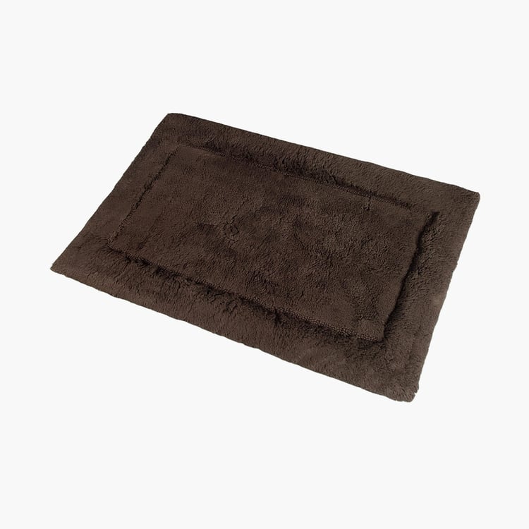 SPACES Hygro Cotton Bath Mat, Brown - 80x50cm