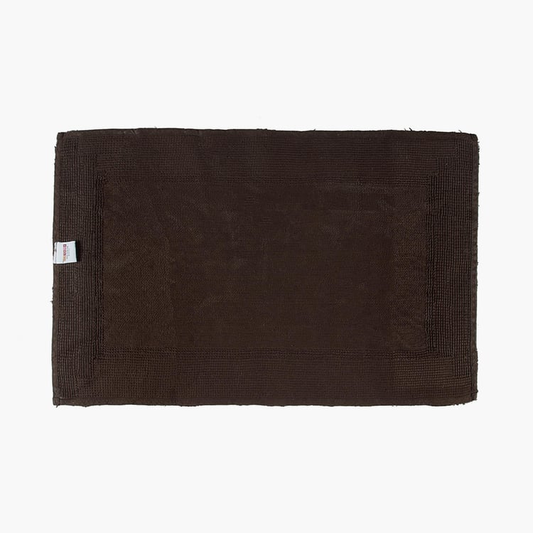 SPACES Hygro Cotton Bath Mat, Brown - 80x50cm