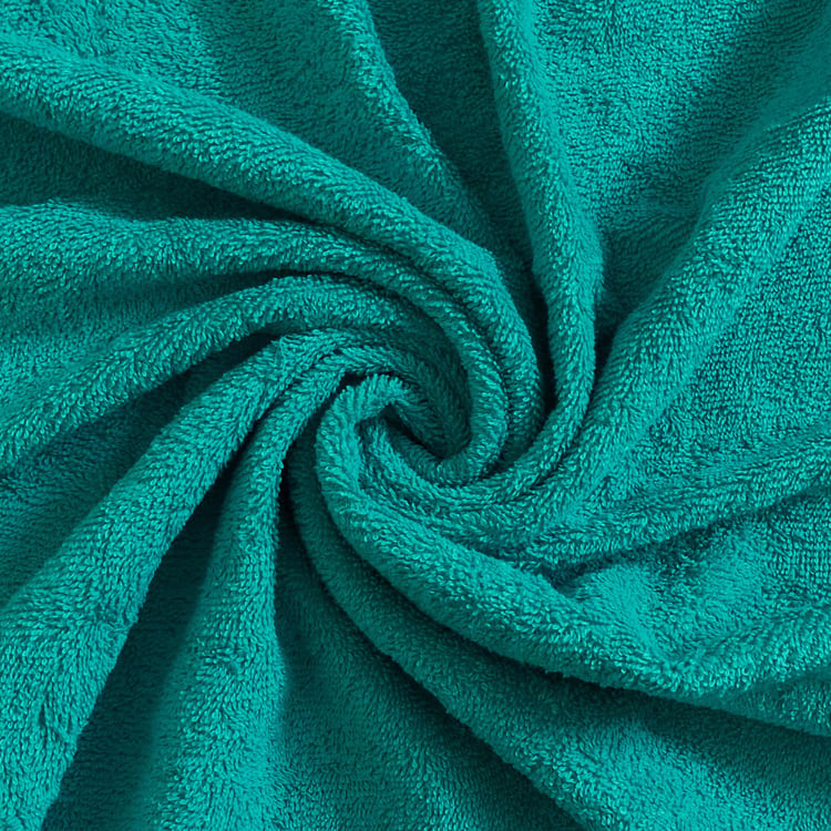 SPACES Seasons Best Qd Cotton Hand & Face Towels, Sea Green & Tan - 71x41cm