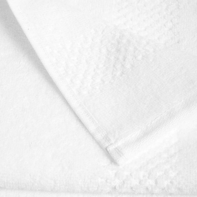SPACES Swift Dry Set of 2 Cotton Hand Towels, White - 60x40cm