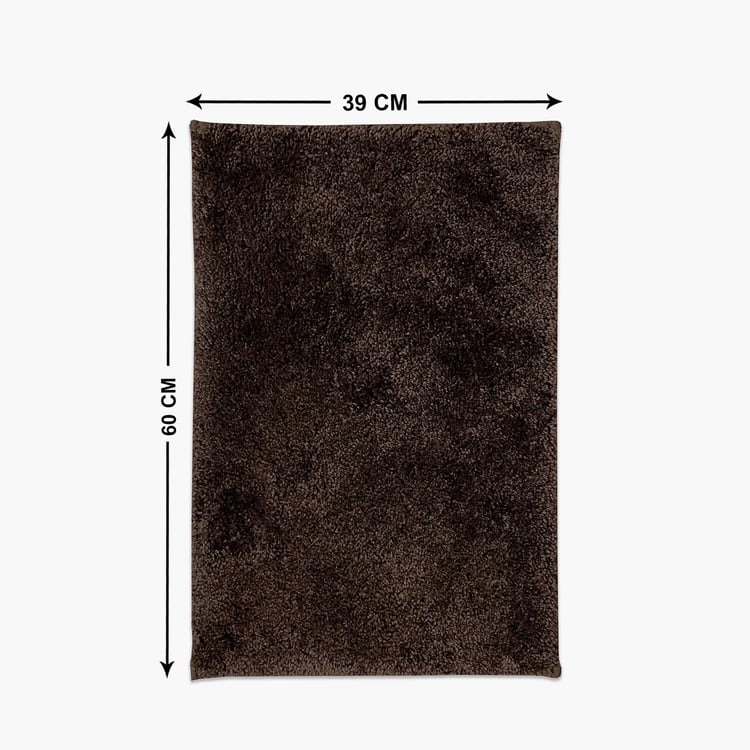 SPACES Luxury Cushlon Cotton Textured Doormat - 39x60cm