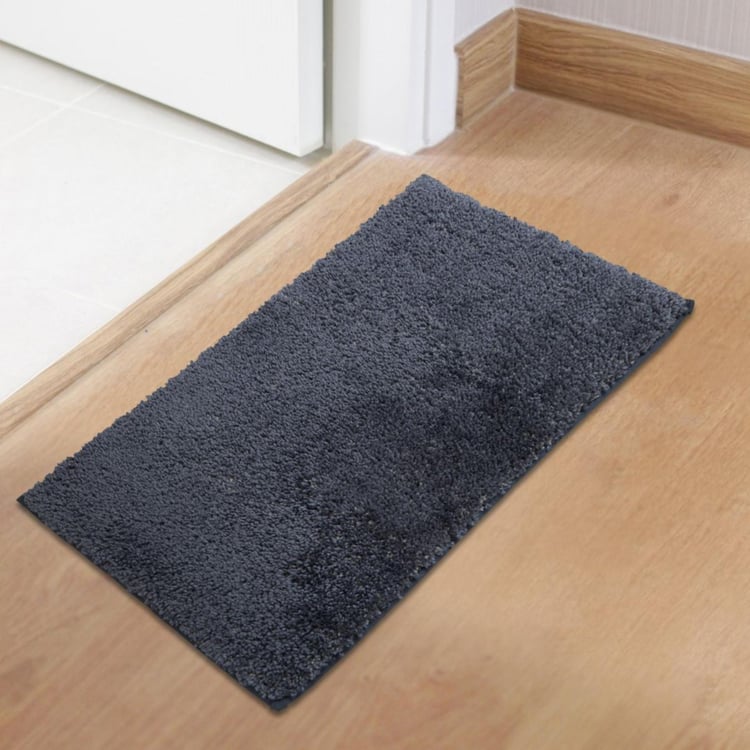 SPACES Luxury Cushlon Cotton Textured Doormat - 39x60cm