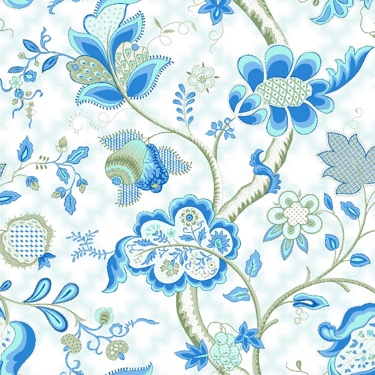 SPACES Atrium Cotton Floral Printed Double Quilt