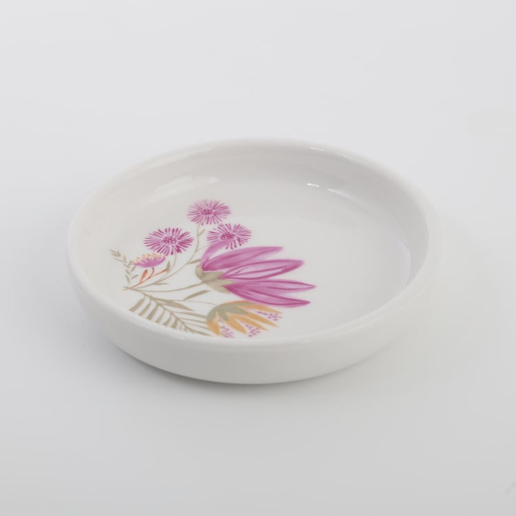 Mekong Ceramic Printed Soap Dish