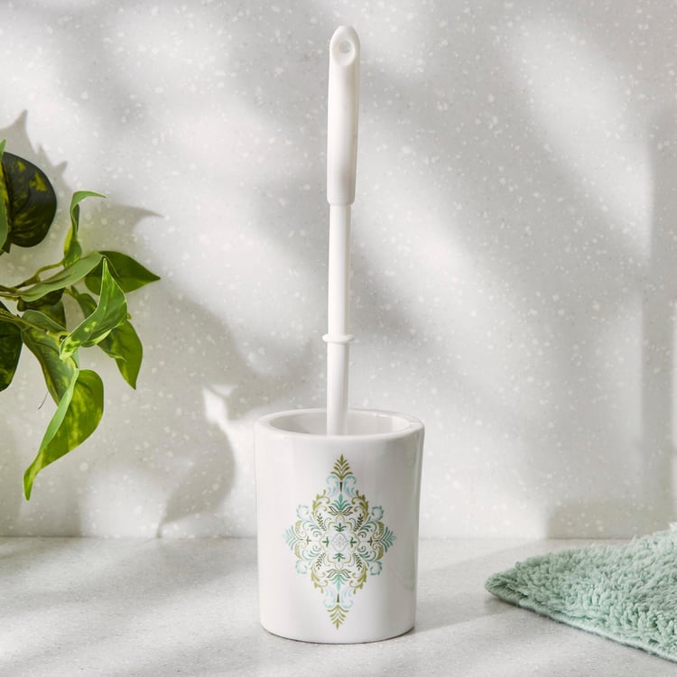 Mekong Ceramic Toilet Brush with Holder