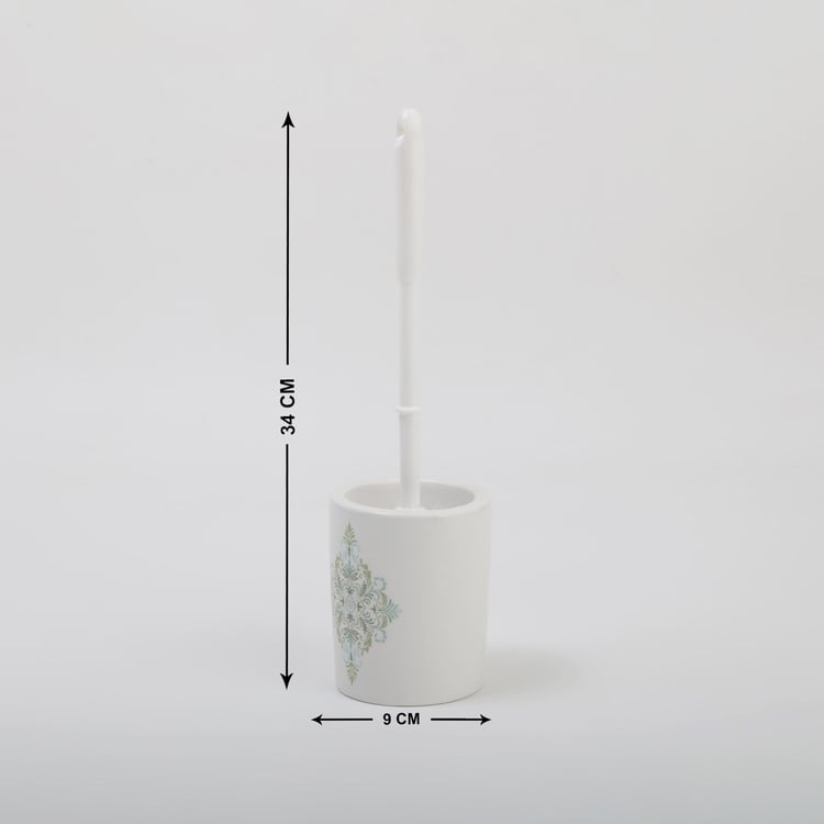 Mekong Ceramic Toilet Brush with Holder